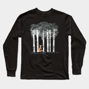 Birch Tree Forest 4 Long Sleeve T-Shirt